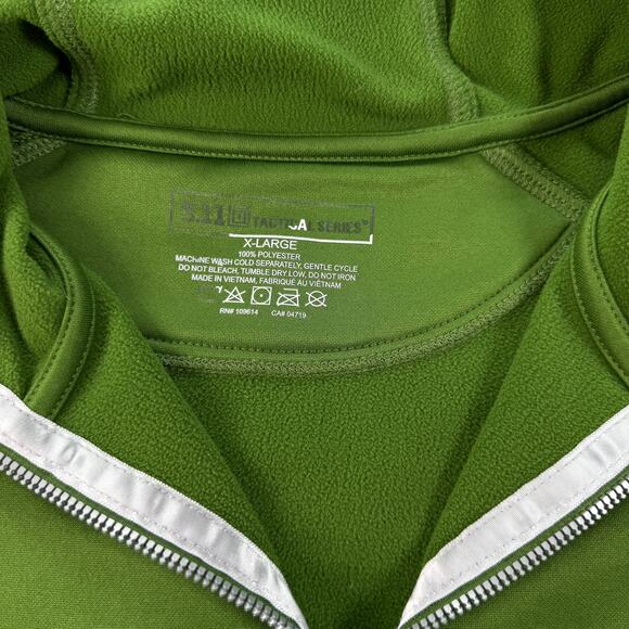 Tactical 5.11 Jacket Womens X-Large Hoodie Green Full Zip Soft-shell Athletic - Picture 7 of 11